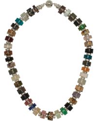 Julietta - Cassandre Sterling Stone Beaded Necklace - Lyst