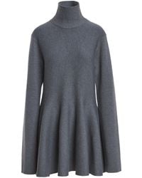 Khaite - Clarice Wool-blend Mini Dress - Lyst