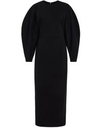Carolina Herrera - Arc-Sleeve Ponte Dress - Lyst