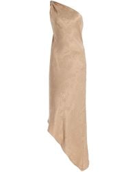 Anna October - Molly Asymmetrical Chiffon Midi Dress - Lyst