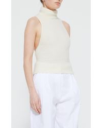 Rohe - Open Back Mohair-blend Knit Top - Lyst