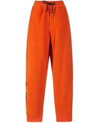 Burberry Orange Toweling Trousers