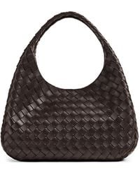 Bottega Veneta - Medium Campana Intrecciato Leather Bag - Lyst