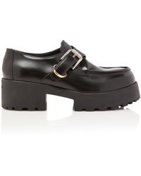 Givenchy - Voyou Leather Monk-Strap Loafers - Lyst
