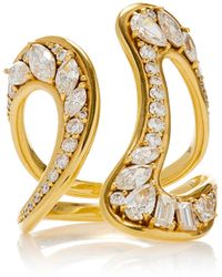 Fernando Jorge - Stream 18k Yellow Gold Diamond Ring - Lyst