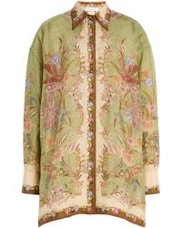 Zimmermann - Indra Silk Shirt - Lyst