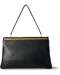 The Row - Elise Leather Shoulder Bag - Lyst
