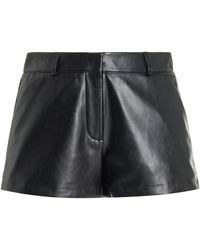 Frankie Shop - Kate Faux Leather Shorts - Lyst