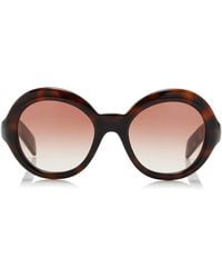 Prada - Round-Frame Acetate Sunglasses - Lyst