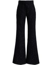 Gabriela Hearst - Allanon Sequined Wool-blend Flare Pants - Lyst