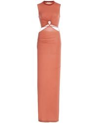Nensi Dojaka - Cutout Stretch-knit Maxi Dress - Lyst