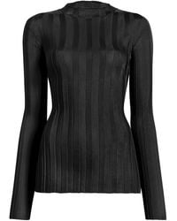 KHAITE - Cosette Ribbed-knit Top - Lyst