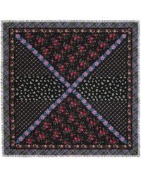 Chloé - Floral-Print Wool-Blend Scarf - Lyst