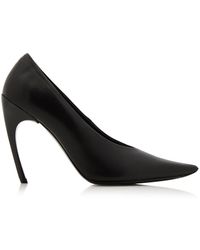 Roger Vivier - Choc Decollette Leather Pumps - Lyst