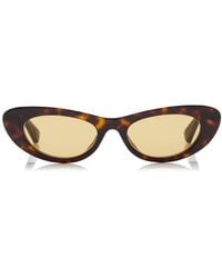 Bottega Veneta - Cat-Eye Acetate Sunglasses - Lyst