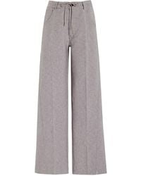 DARKPARK - Iris Paperbag-waist Wide-leg Pants - Lyst