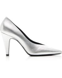 Alaïa - Cone Laminated Leather Pumps - Lyst