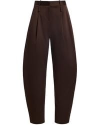 Brandon Maxwell - The Dean Pleated Stretch-Mikado Balloon Pants - Lyst