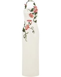 leo lin monique embroidered lace maxi dress Monique Embroidered Lace Maxi Dress