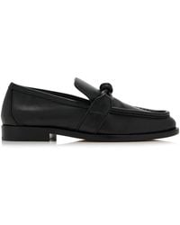Bottega Veneta - Astaire Leather Loafers - Lyst