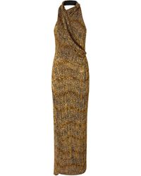 Missoni - Halter Neck Maxi Dress - Lyst
