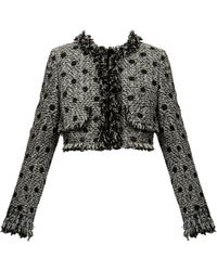 Erdem - Cropped Tweed Jacket - Lyst