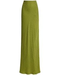 Christopher John Rogers - Wiggle Dot Jacquard Maxi Skirt - Lyst