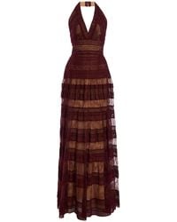 Elie Saab - Lace & Macrame Gown - Lyst