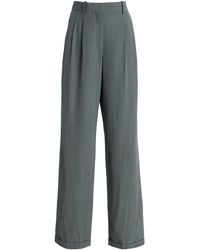 The Row - Everhart Wool-Blend Straight-Leg Pants - Lyst