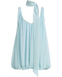 De La Vali - Exclusive La Isla Isla Chiffon Mini Dress - Lyst