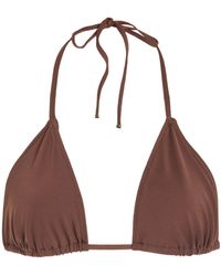 ÉTERNE - Exclusive Thea Triangle String Bikini Top - Lyst