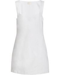 Posse - Exclusive Alice Linen Mini Dress - Lyst