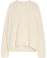 TOTEME - Boxy Bouclé Knit Alpaca-Wool Top - Lyst