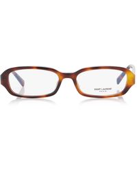 Saint Laurent - Erin Oval-Frame Acetate Glasses - Lyst