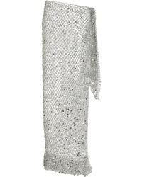 LAPOINTE - Sequined Mesh Maxi Skirt - Lyst