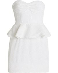 ROTATE BIRGER CHRISTENSEN - Peplum Sequin Mini Dress - Lyst