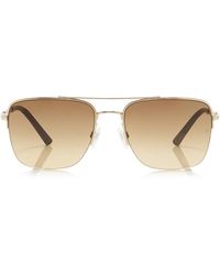 Oliver Peoples - X Roger Federer R-2 Aviator Metal Sunglasses - Lyst
