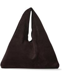 The Row - Small Bindle Suede Bag - Lyst