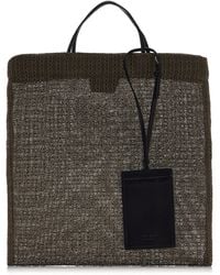 The Row - Barn Woven Mini Tote Bag - Lyst