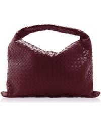 Bottega Veneta - Large Hop Intrecciato Leather Bag - Lyst