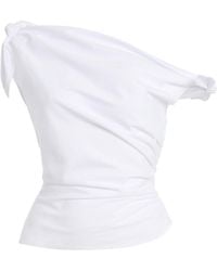 STAUD - Bellaria Off-The-Shoulder Cotton Top - Lyst