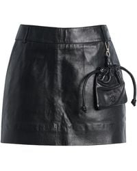THE GARMENT - Soho Leather Mini Skirt - Lyst