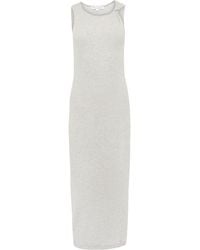 JW Anderson - Twisted Knit Organic Cotton Midi Dress - Lyst