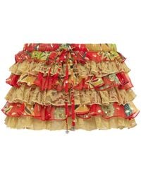 Siedres - Ruby Ruffled Mini Skirt - Lyst