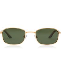Banbe - The Lima Square-frame Metal Sunglasses - Lyst