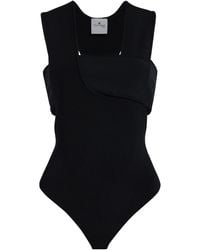 Courreges - Infinity Crepe Knit Bodysuit - Lyst