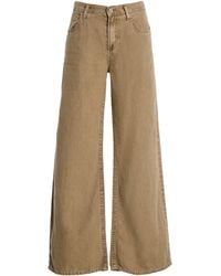 Citizens of Humanity - Nora Low-Rise Linen Trousers - Lyst