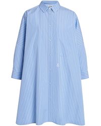 Jil Sander - Sunday Oversized Striped Cotton Shirt - Lyst