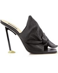 Givenchy - Boudoir Bow Leather Mules - Lyst