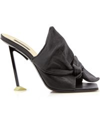 Givenchy - Boudoir Bow Leather Mules - Lyst